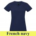 Sol's Imperial V Women-V-Neck -T-shirt 02941 190 g-os női V nyakú póló SO02941 french navy